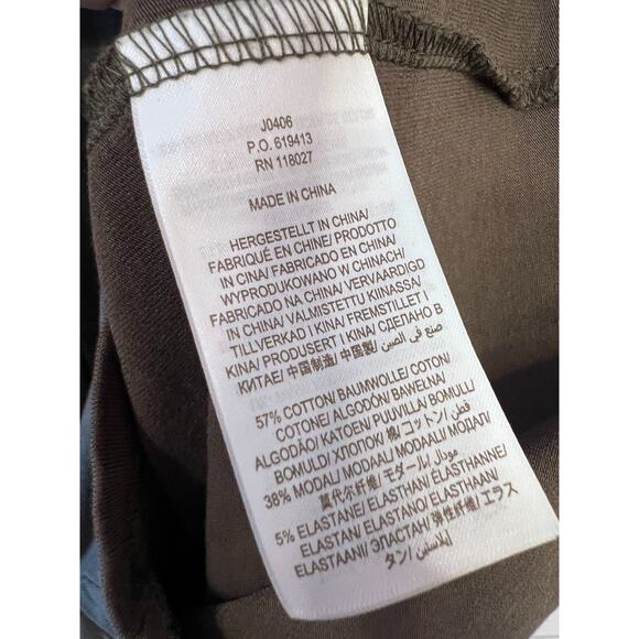 Boden Romper Size 6T Olive Green Tie Waist Perf for Fall Comfy Easy - Picture 4 of 6